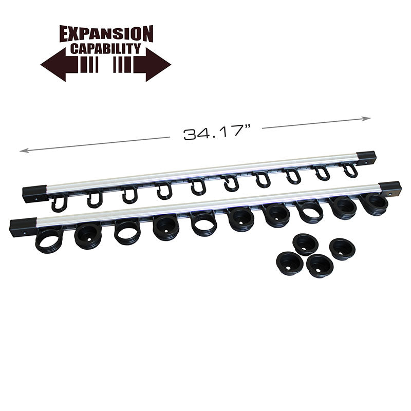 10 Rod - Wall or Ceiling Rod Rack